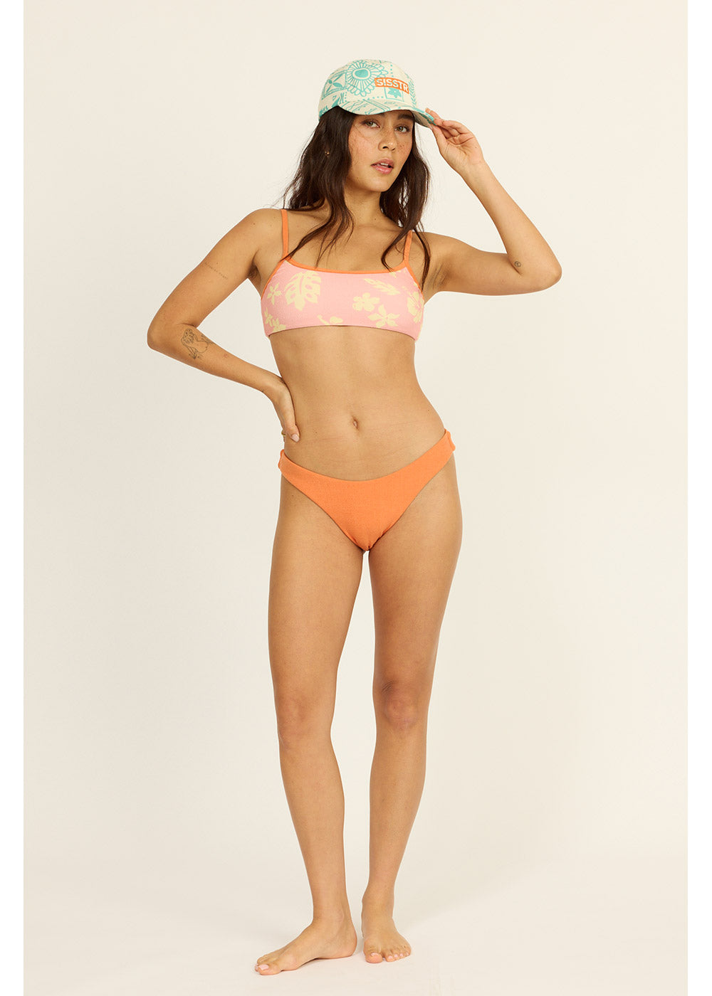 Indie Solid High Hip Swim Bottom