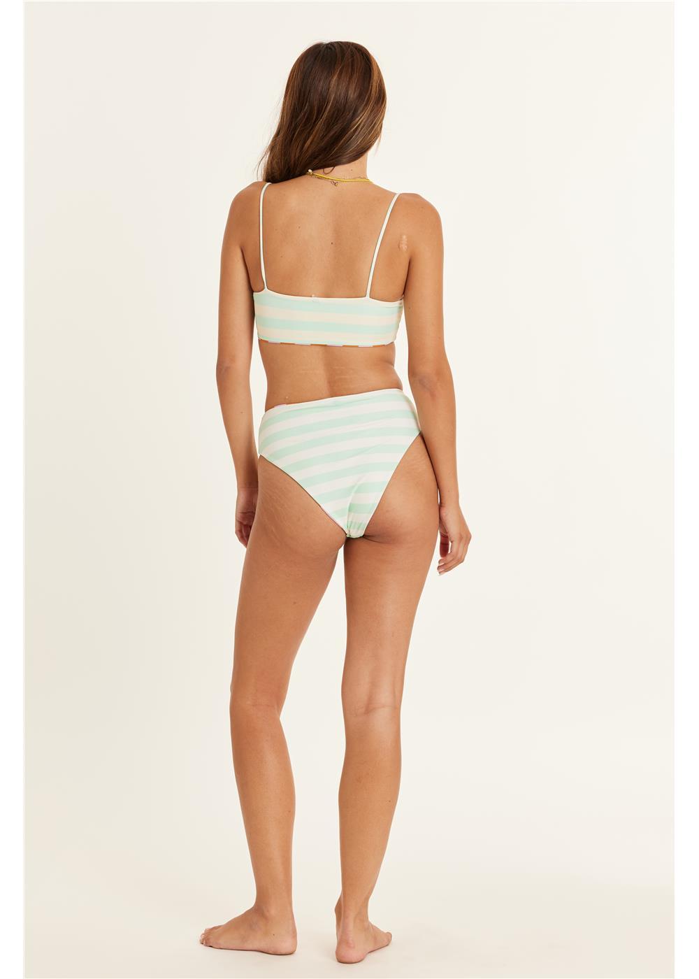 Chasing Tides Reverse High Waist Swim Bottom