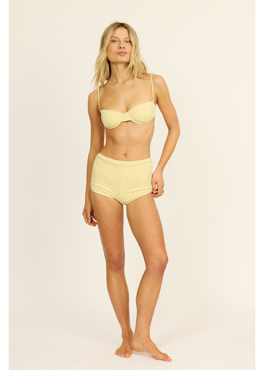 Cross Step Underwire Swim Top
