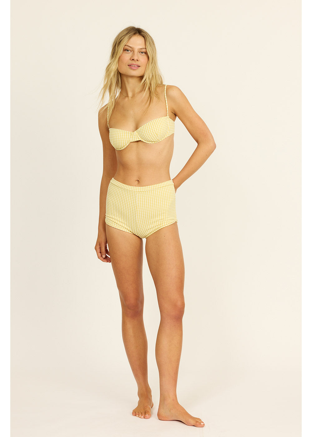 Cross Step Underwire Swim Top
