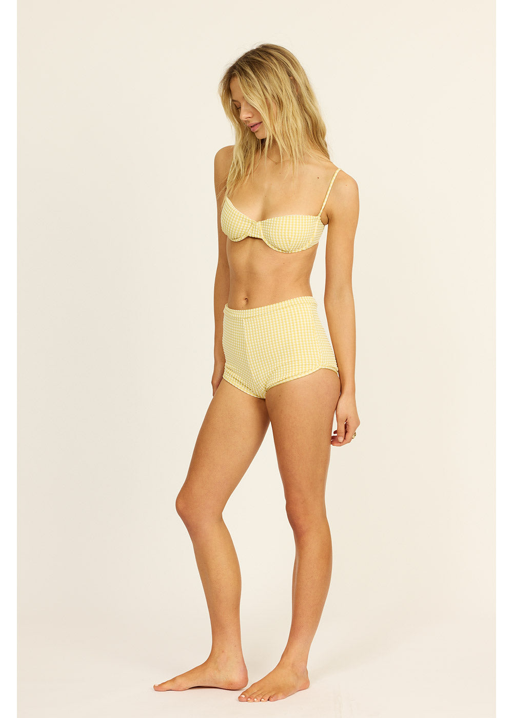 Cross Step Underwire Swim Top
