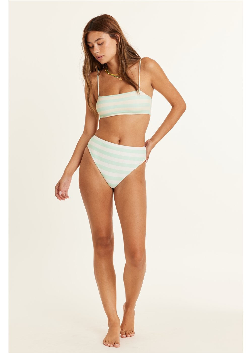 Chasing Tides Reverse Bandeau Swim Top