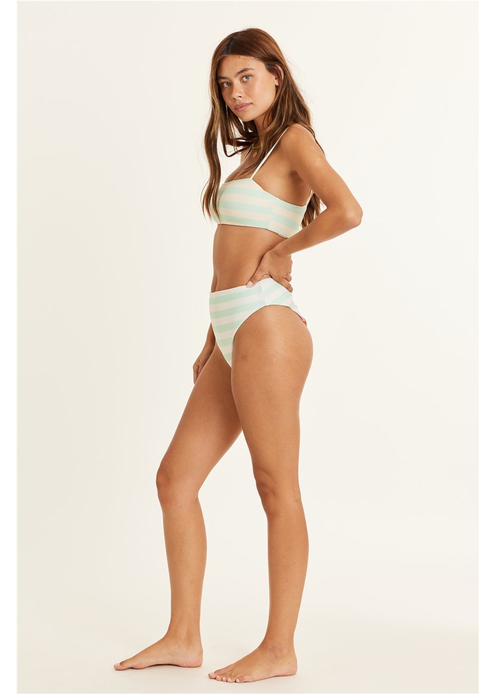 Chasing Tides Reverse Bandeau Swim Top