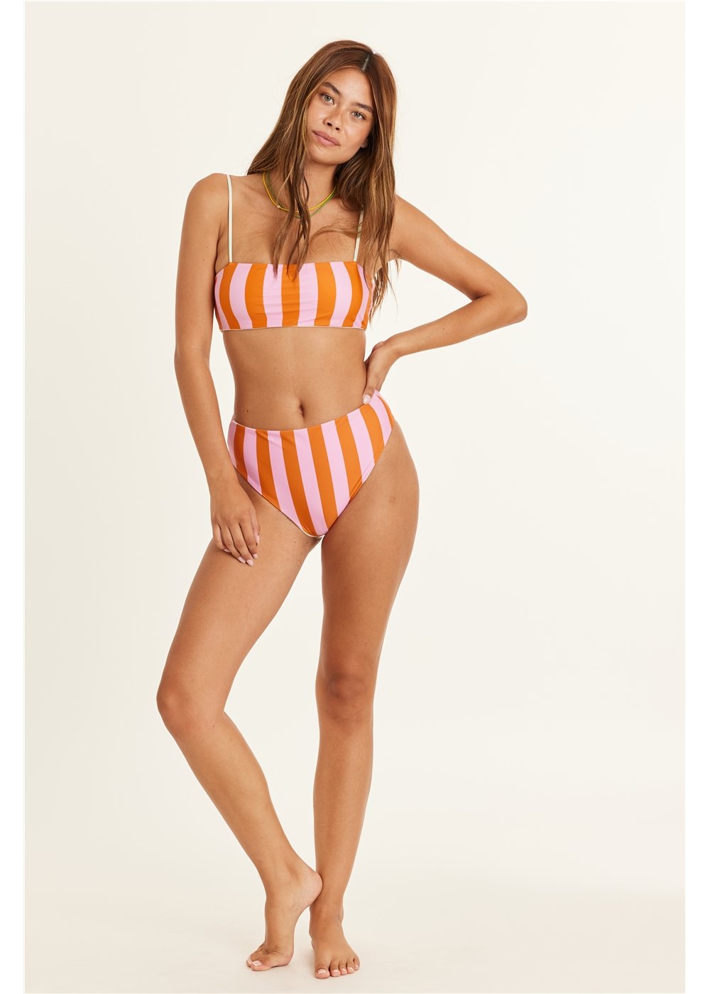 Chasing Tides Reverse Bandeau Swim Top