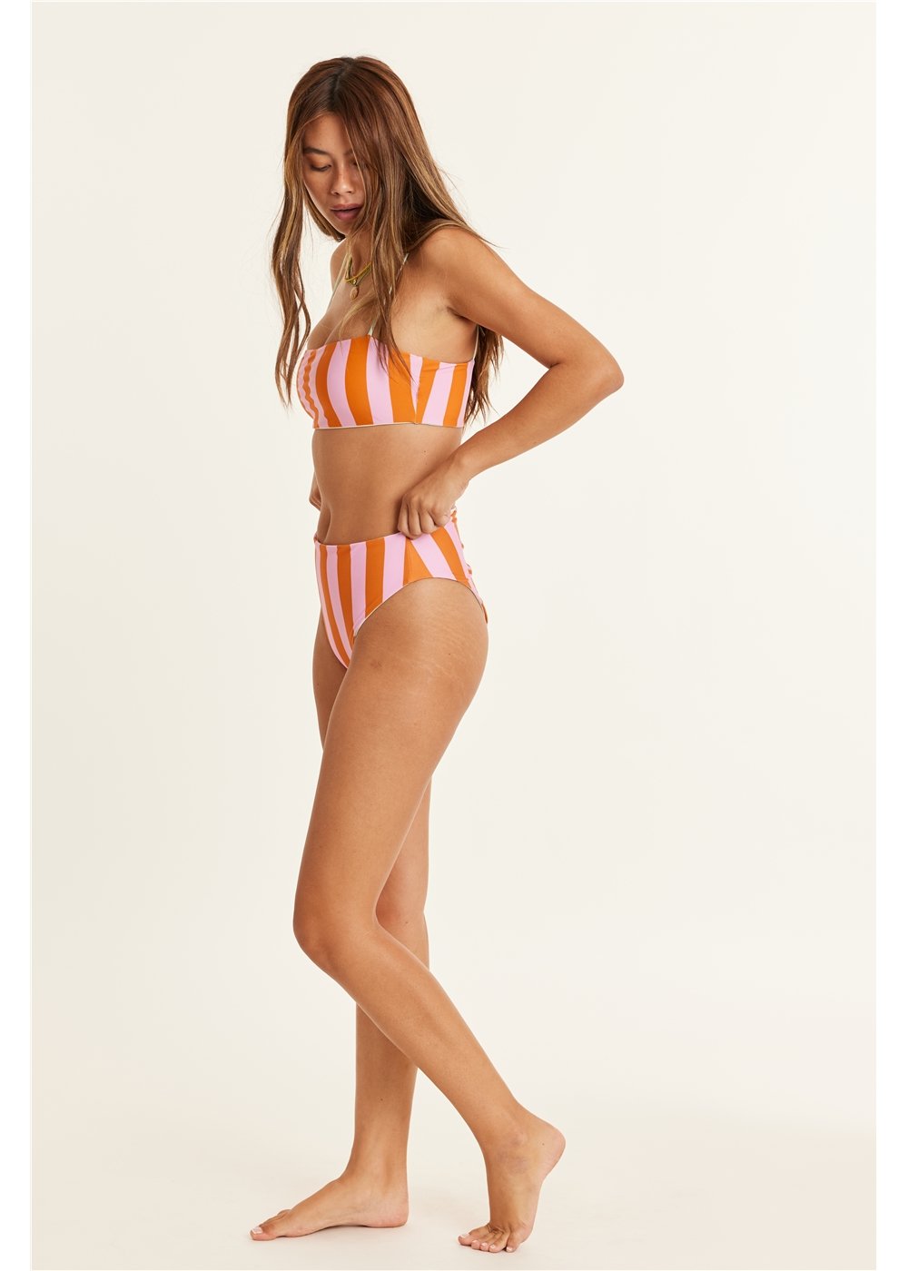 Chasing Tides Reverse Bandeau Swim Top