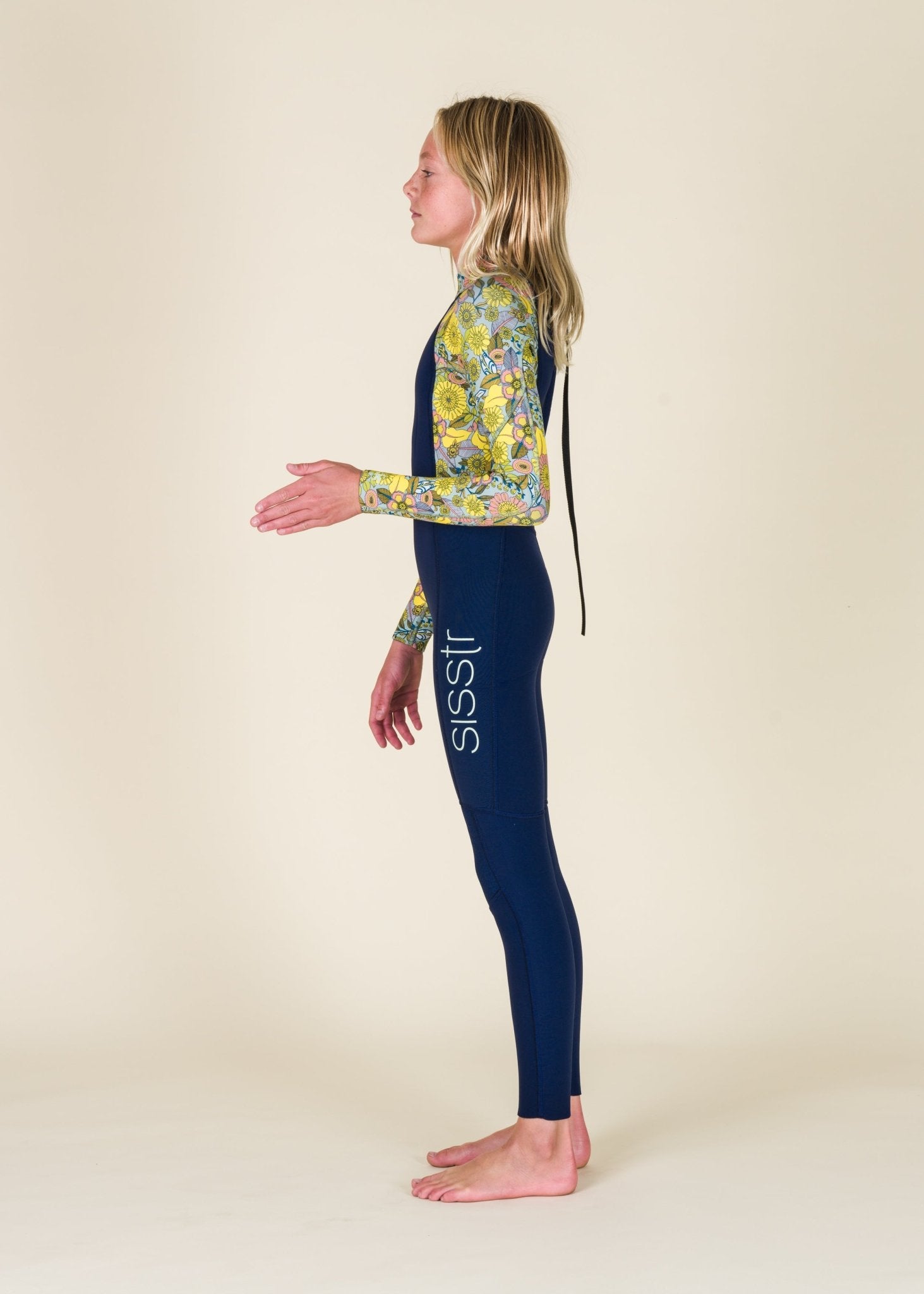 Youth Summer Seas 3/2 Back Zip Wetsuit - Sisstrevolution