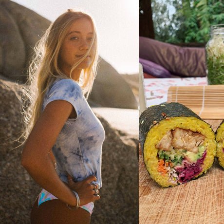 DISH BY DISH WITH TAGHITI: RAINBOW VEGAN SUSHI BURRITO - Sisstrevolution