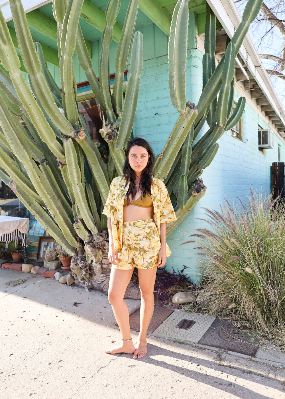 Rising Tides Triangle Top Swim Top