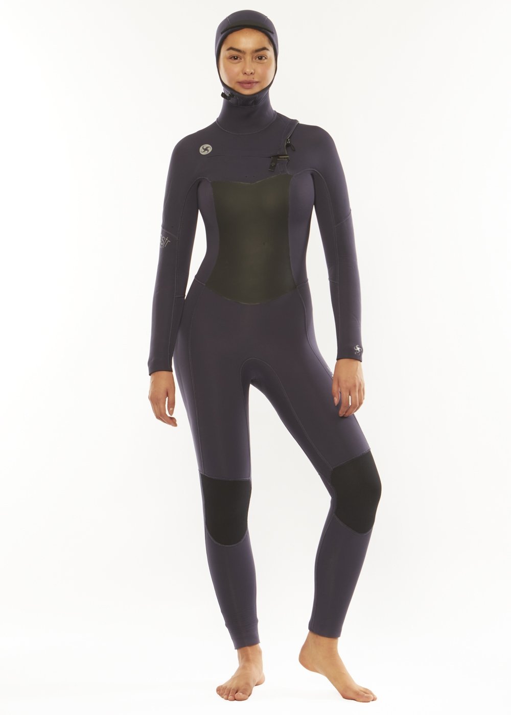 7 Seas 6/5 Hooded Chest Zip Wetsuit - Sisstrevolution