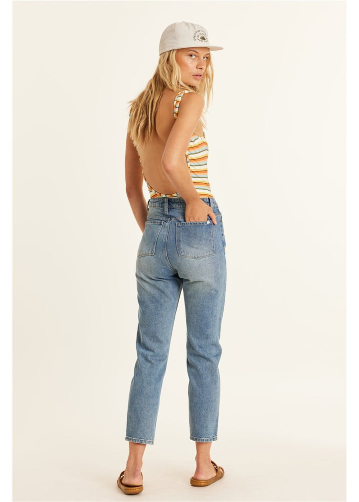 Watch Me Go Denim Wvn Pant