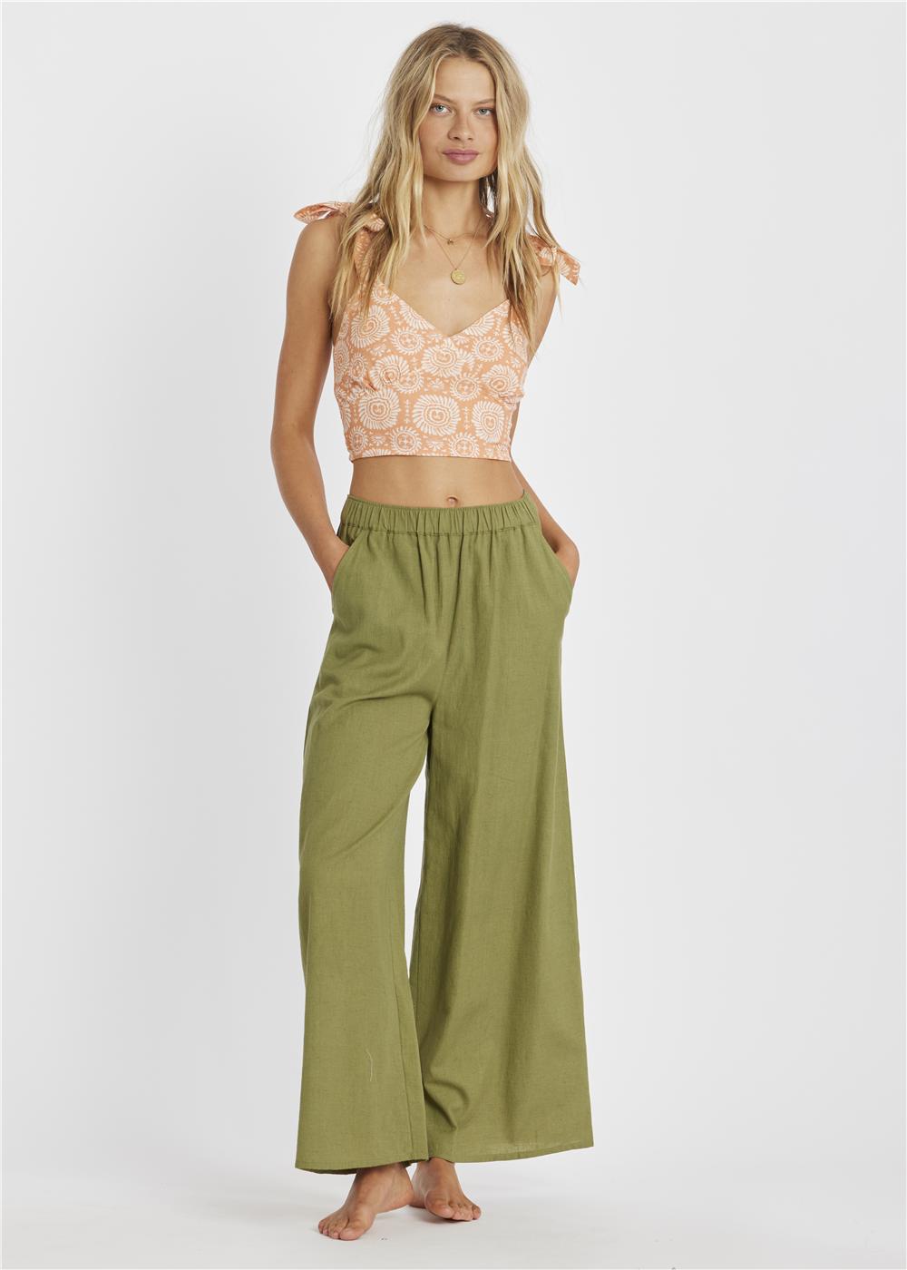 Harlow Hight Waist Woven Pant