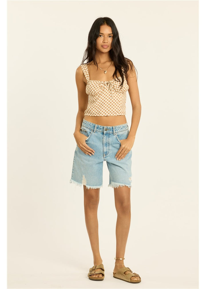 Beachy Keen Woven Tank