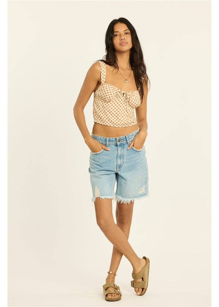 Beachy Keen Woven Tank