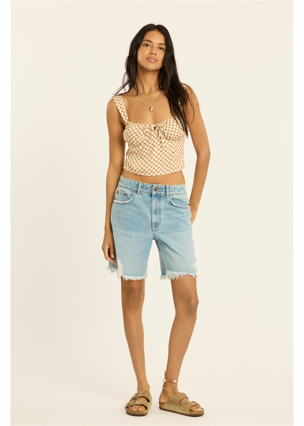 Beachy Keen Woven Tank