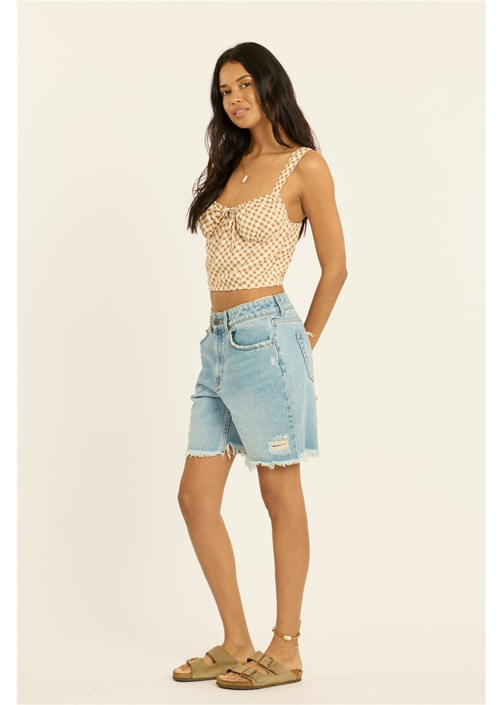 Beachy Keen Woven Tank