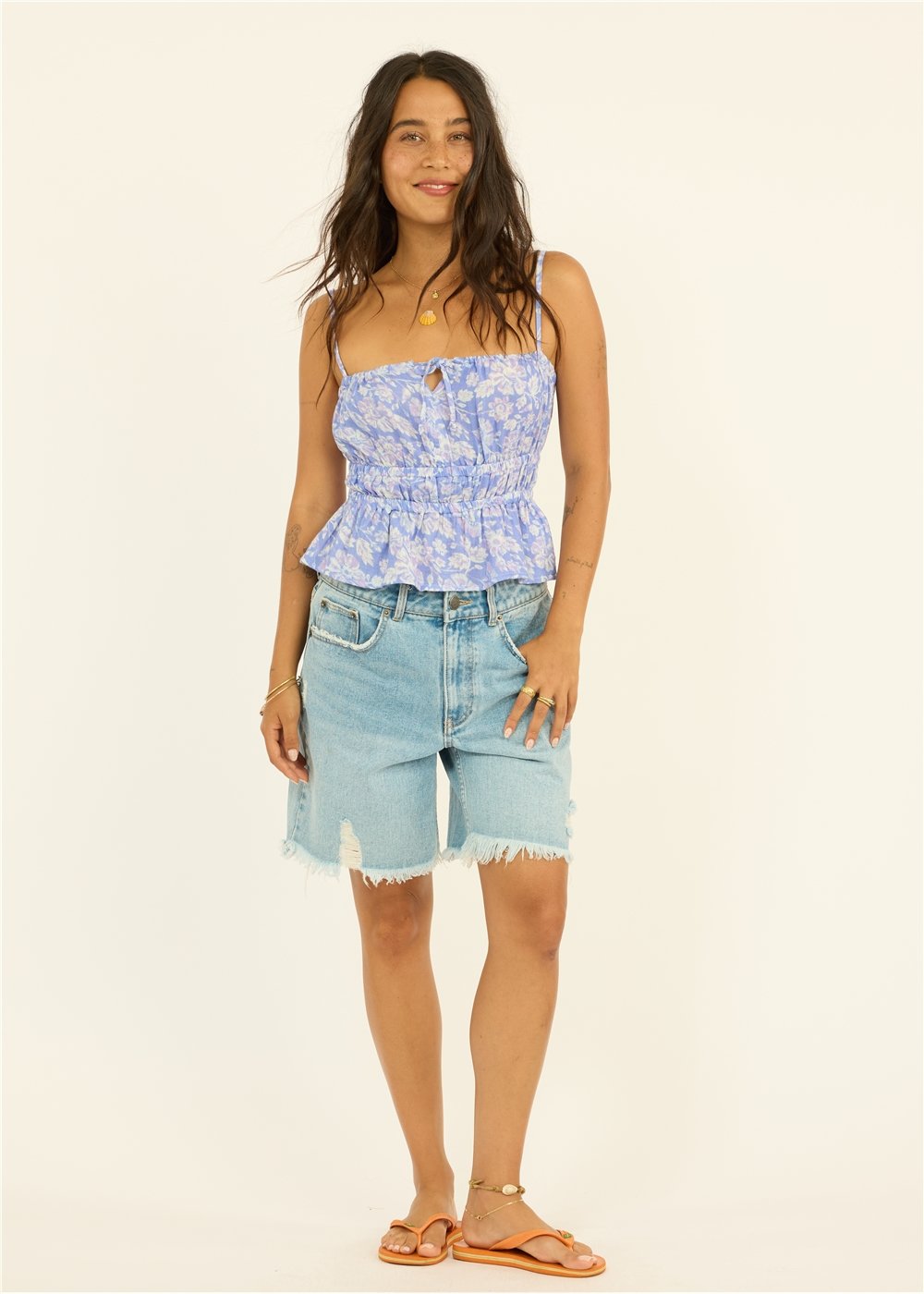 Dreamy Times Woven Tank