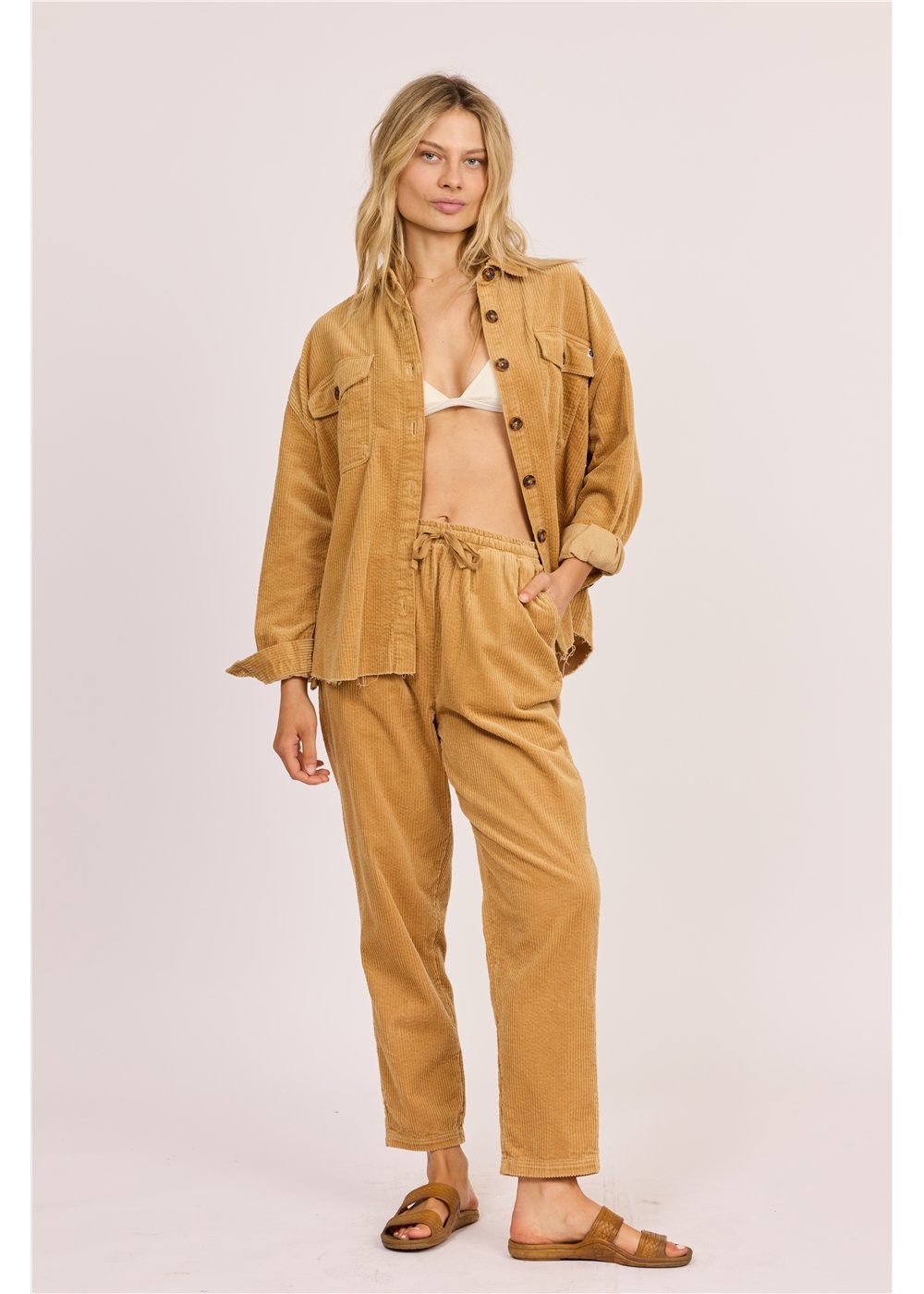 After Hours Cord Shacket