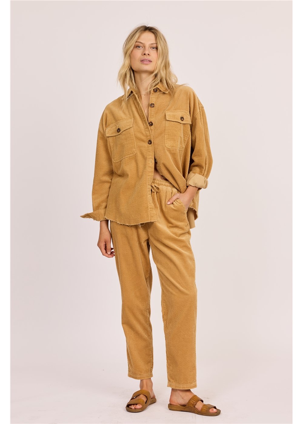 After Hours Cord Shacket