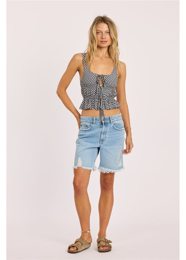 Seas The Day Woven Tank