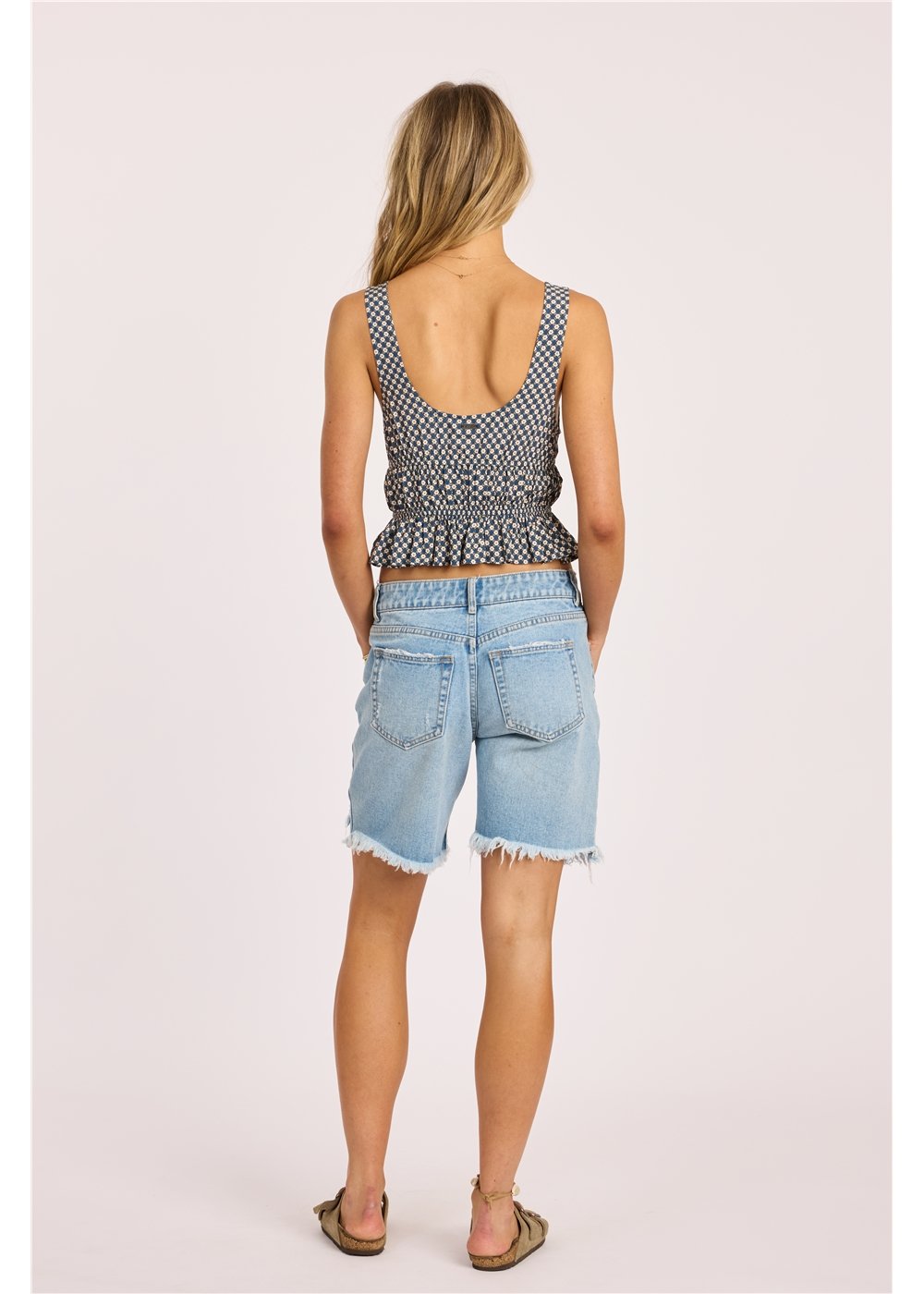 Seas The Day Woven Tank