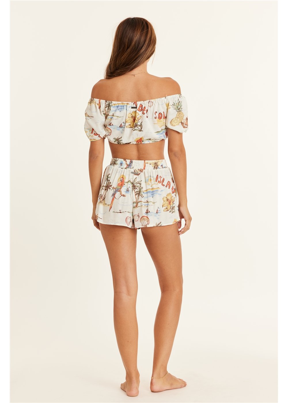 Byrdie Short Sleeve Woven Top