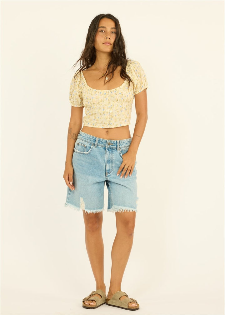 Sweet Soul Ss Woven Top