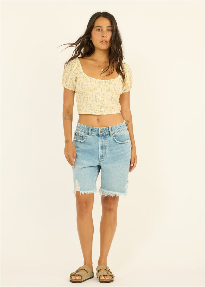 Sweet Soul Ss Woven Top