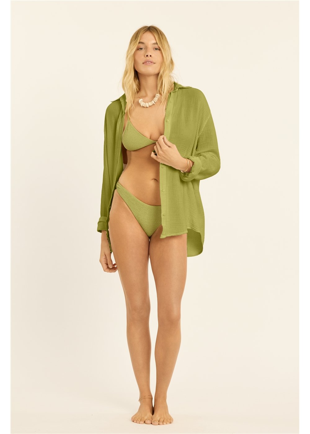 Endless Summer Ls Woven Top
