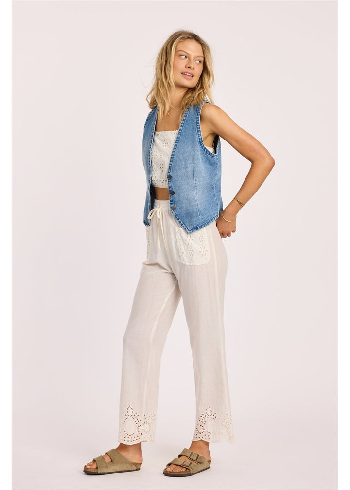 Kinda Blue Woven Vest