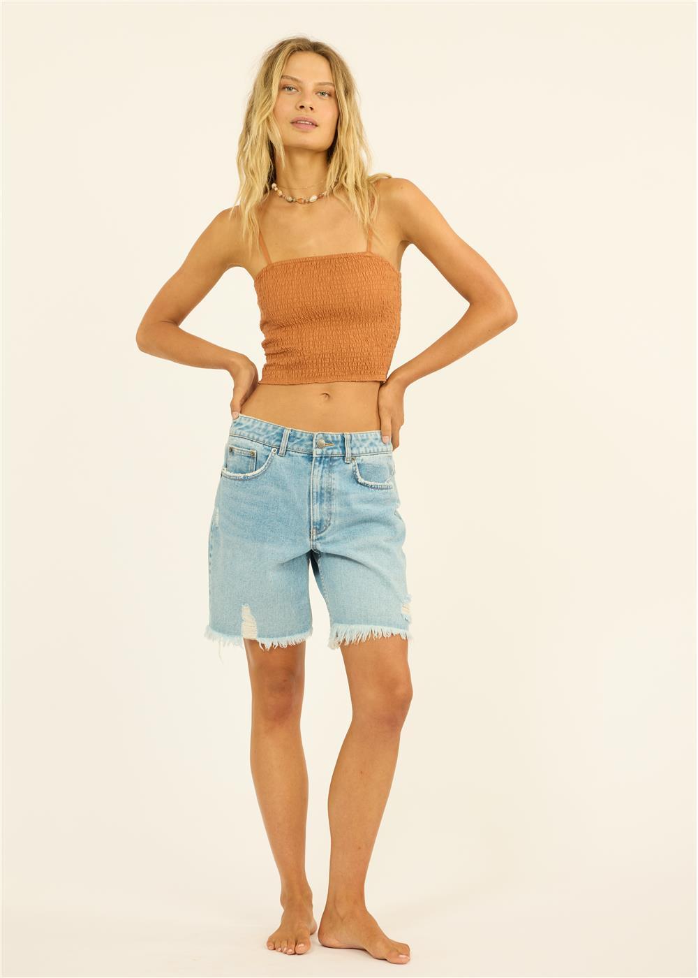 By The Shore Woven Tank