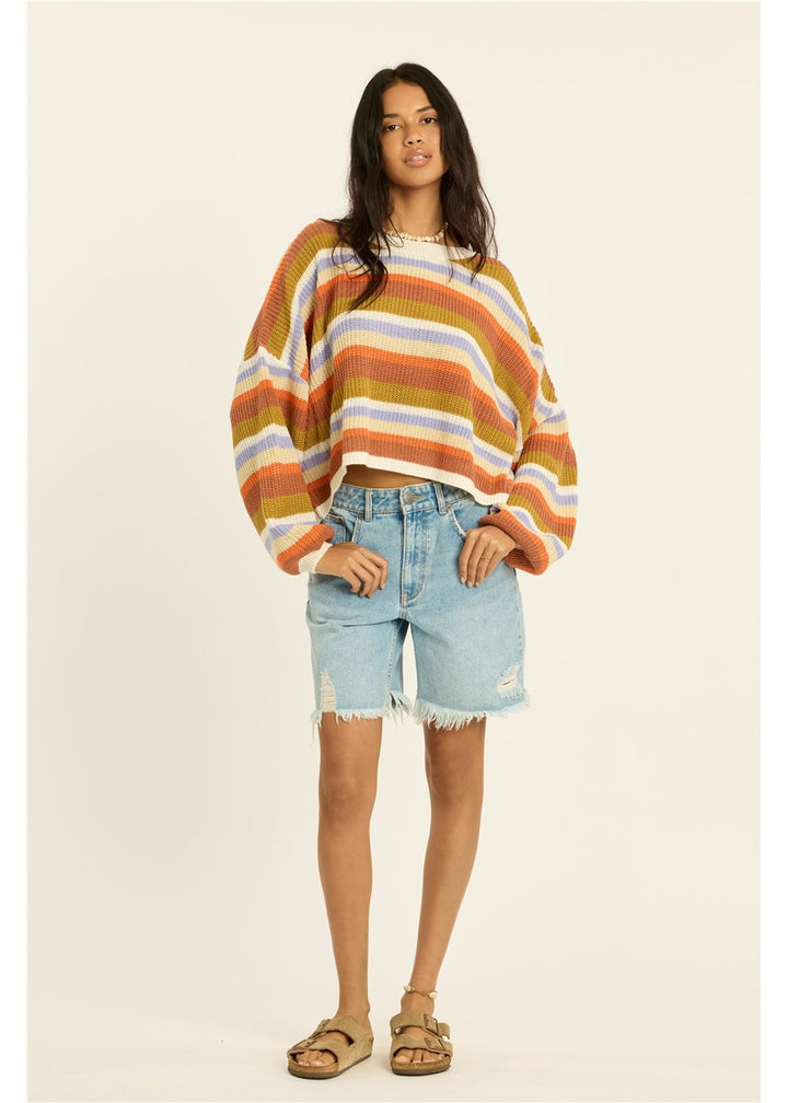 Keepin It Coastal Crew Sweater