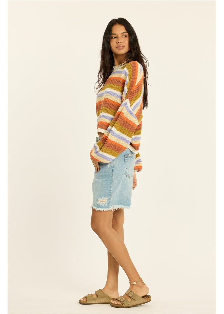 Keepin It Coastal Crew Sweater