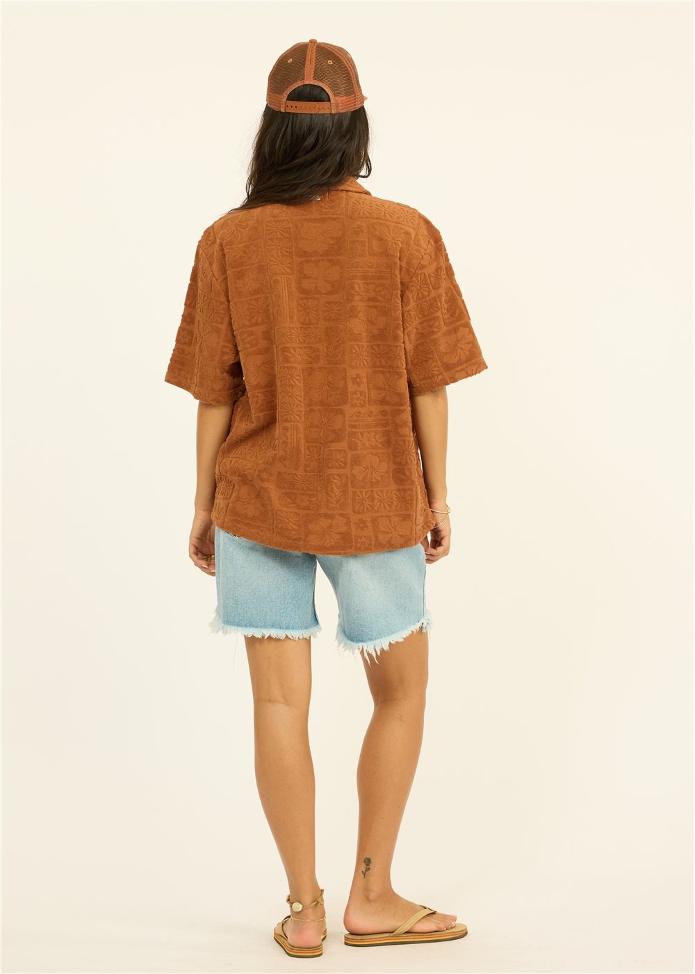 Swell Trip Terry Ss Knit Top