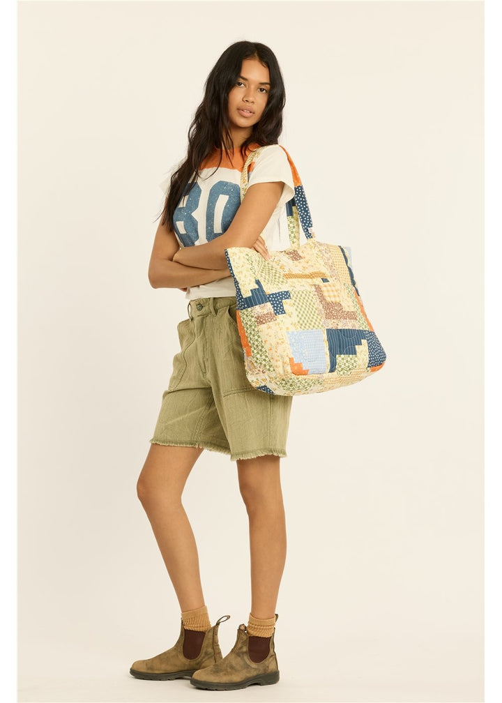 Catch Em All Quilted Tote