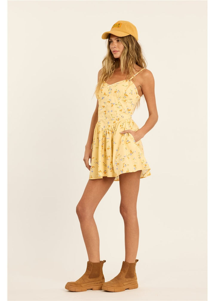 Eyes In The Sun Woven Tank Mini Dress