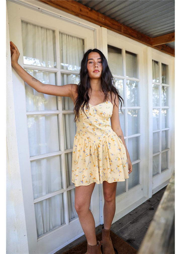 Eyes In The Sun Woven Tank Mini Dress
