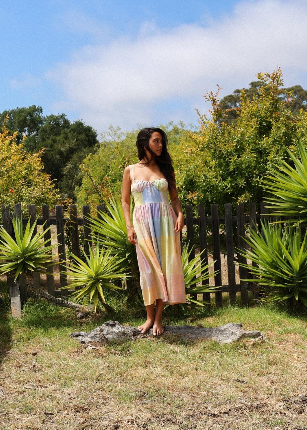 Hello Sunshine Woven Midi Dress