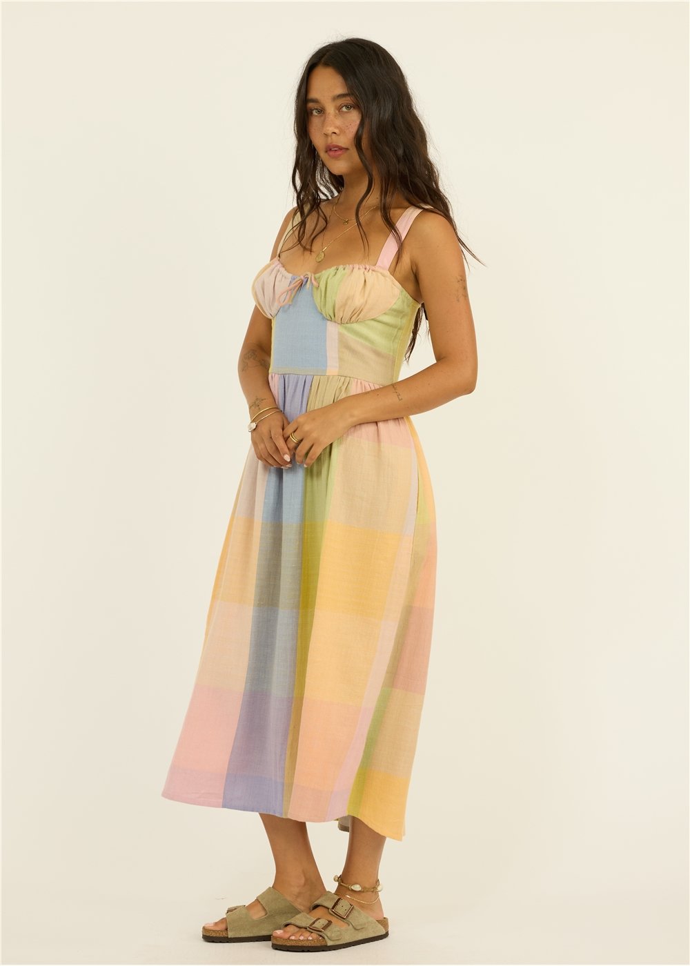 Hello Sunshine Woven Midi Dress