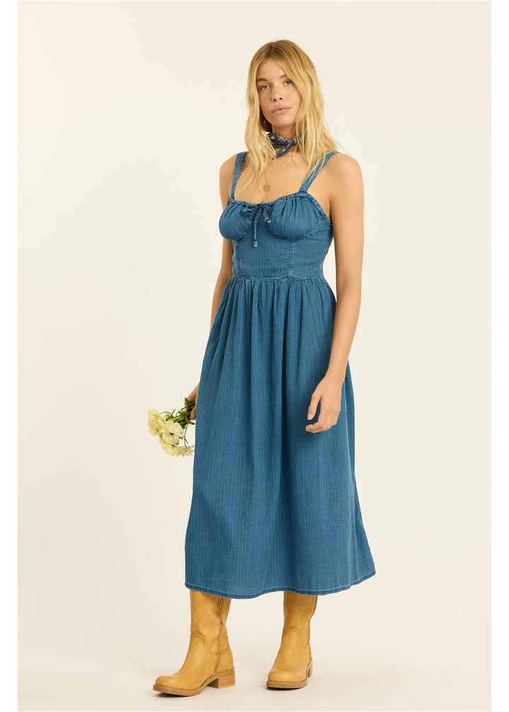 Seaside Picnic Woven Tank Dress