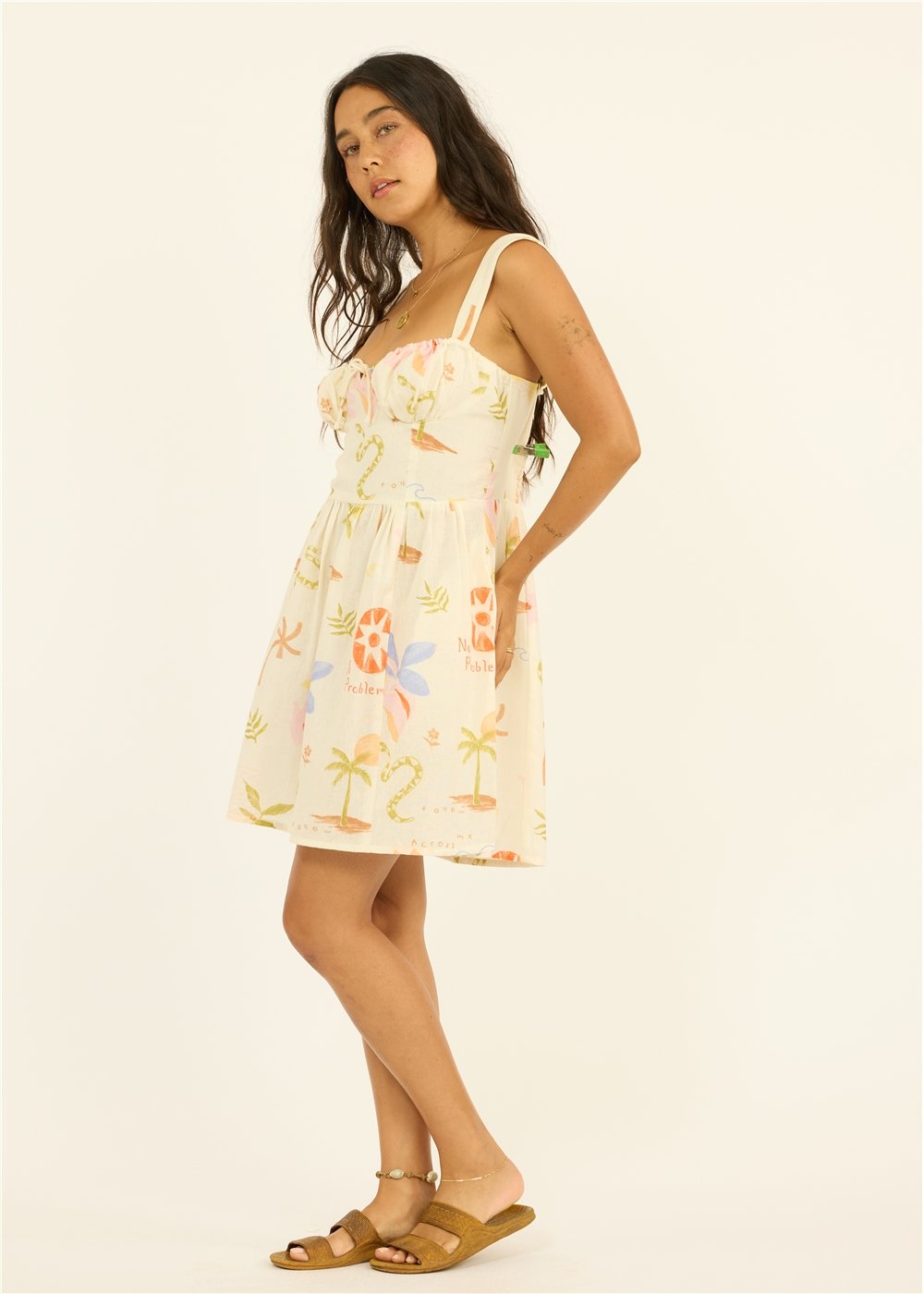 Paradise Point Woven Mini Dress
