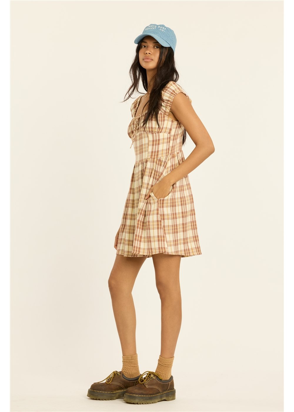 Beachside Mini Ss Woven Dress