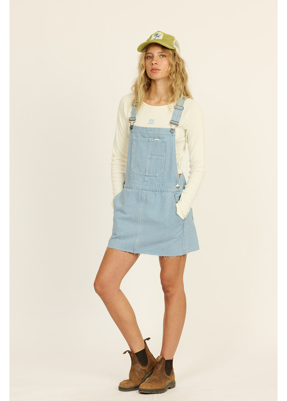 Ocean Haze Overall Dress