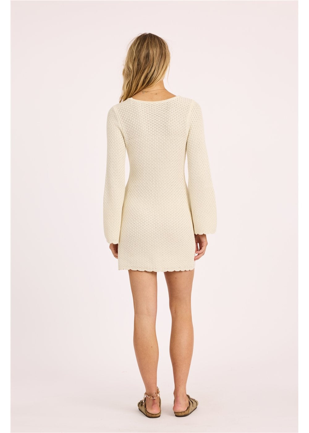 Women's Dress - Barefoot Beach Knit Sea Salt