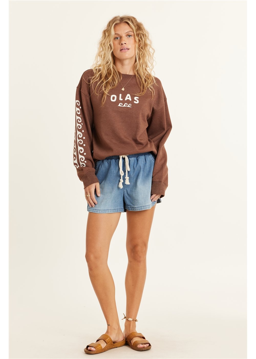 Lucia Long Sleeve Fleece Crew