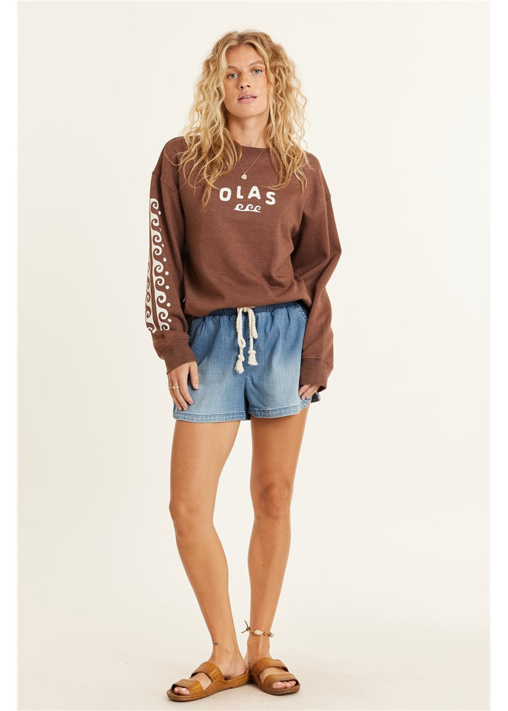 Lucia Long Sleeve Fleece Crew