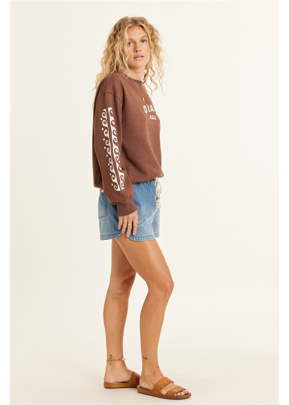 Lucia Long Sleeve Fleece Crew