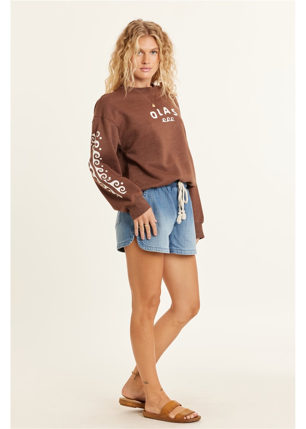 Lucia Long Sleeve Fleece Crew