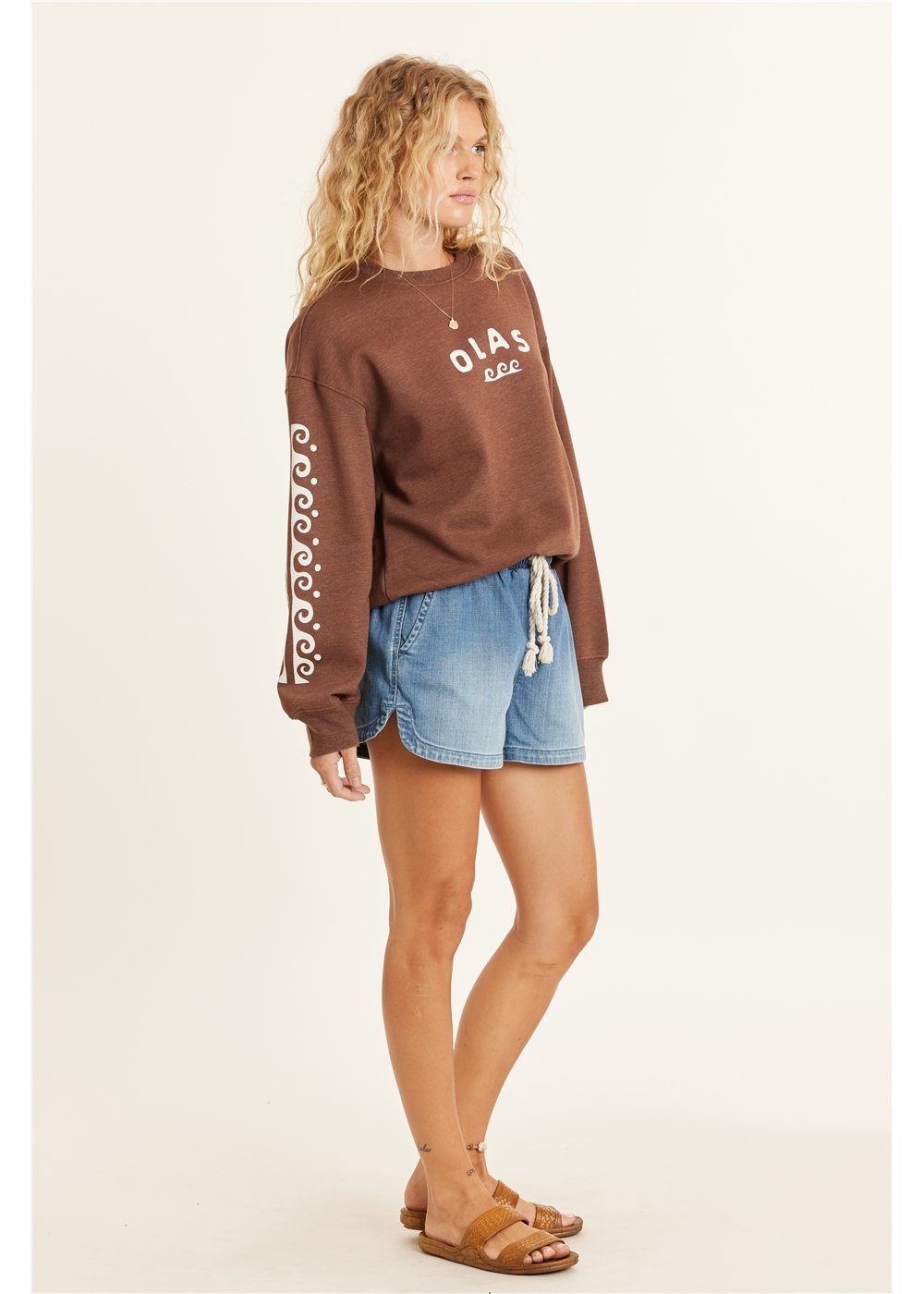Lucia Long Sleeve Fleece Crew