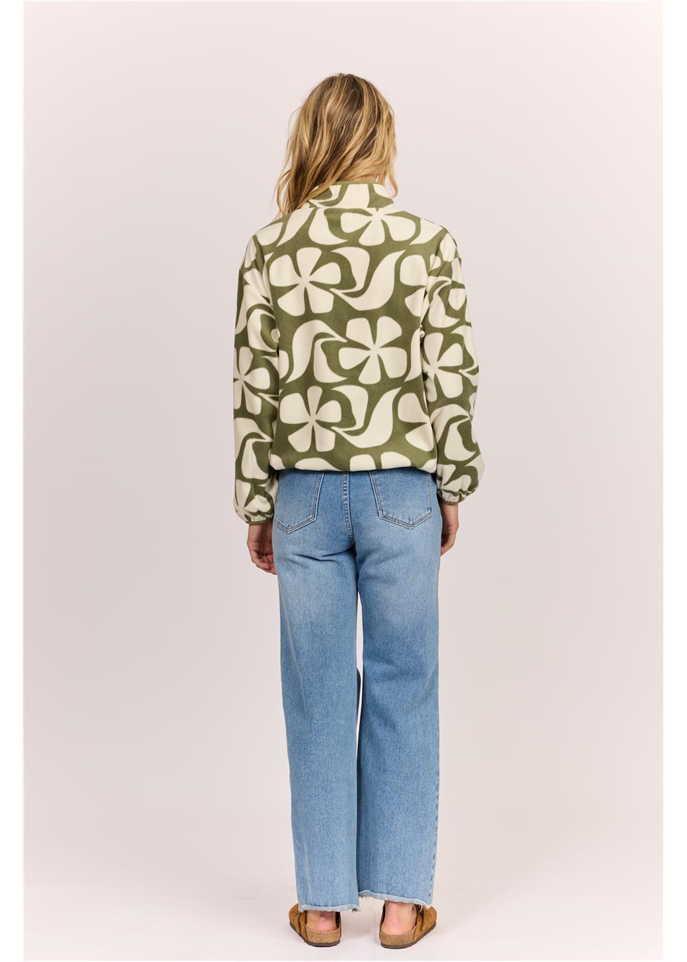 Waves In Bloom Fleece