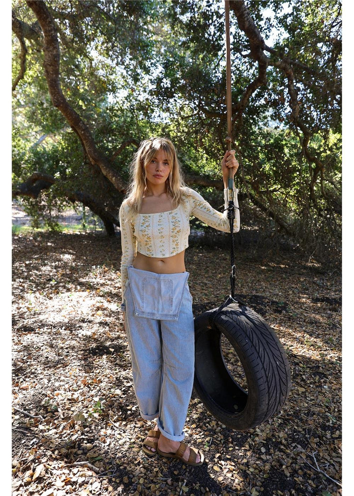 Billie Barrel Denim Overall
